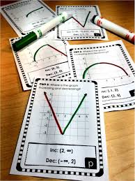 Increasing And Decreasing Functions Activity Algebra Activities Functions Algebra Teaching Algebra