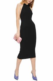 Topshop Rib Knit Halter Midi Dress Nordstrom Halter Midi Dress Dresses Nordstrom Dresses