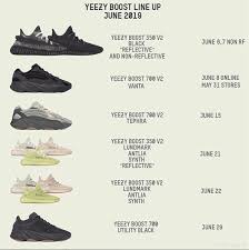 Yeezys Calendar