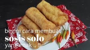 500 sosis solo pesanan sampai. Sosis Solo Jajanan Khas Dari Kota Solo Youtube