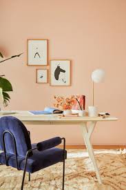 These 3 Paint Colors Transformed Garance Dore S Just Decorated Home Office Wall Colors Peach Bedroom Decor