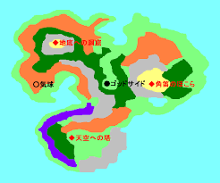 ゴットサイド周辺 ワールドマップマップ ドラクエ4完全攻略 Navi