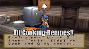 For more codes for harvest moon: All Cooking Recipes Harvest Moon Save The Homeland Guide And Walkthrough Droid Harvest