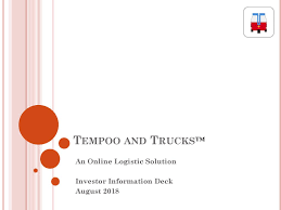 Uncovered deck where the floor of the deck is no more than 30 (762 mm) above grade. An Online Logistic Solution Investor Information Deck August 2018 Ppt Download