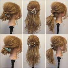 セリア 100均とは思えないヘアアクセ活用法 ヘアスタイルのアイデア 美髪 髪型