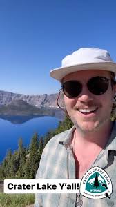 We out here in Crater Lake y’all. Stay tuned bc we are going swimming! ,  #pct #pct23 #pct2023