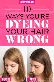 Medium length hair is ideal for layering, as it can give the textured look everyone is dying to get. 10 Ways You Re Dyeing Your Hair Wrong