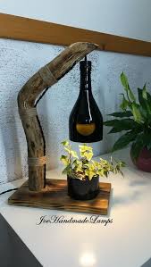 industrielle handgemachte tisch haus lampe led birne glas schatten re handmade ideas led birnen dekorative weinflaschen led lampe