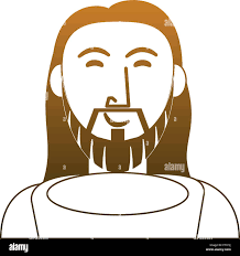 Jesus beard Stock Vector Images
