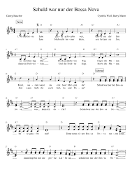I take direction well to ensure the right message and image you want to convey. Schuld War Nur Der Bossa Nova Sheet Music For Drum Group Solo Download And Print In Pdf Or Midi Free Sheet Music Musescore Com