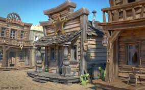 Cartoon Wild West Sergio Raposo Wild West Games Western Town Wild West