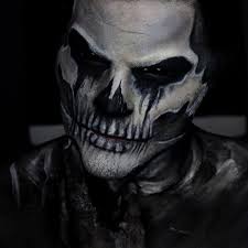 Night Ravager S Makeup Face Painting Halloween Skull Face Paint Horror Makeup