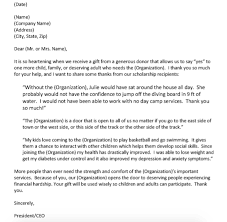 Sample Thank You Letters To A Donor Aplos Academy