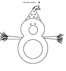 All kids like to play with their sisters and brothers and do fun stuff. Number 8 Coloring Printable Page For Kids