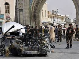 Taliban fighters and local residents sit on an afghan national army (ana) humvee vehicle in laghman province, which fell to the taliban, on august 15, 2021. Taliban Captures 700 Trucks Humvees From Afghan Forces Pakistan Gulf News