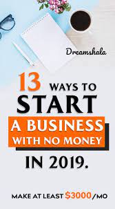13 Easy Ideas To Start A Business Without Investment In 2021 Starting A Business Investing Business Tips