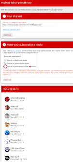 This option will directly take you to the dashboard of your youtube channel. How Can I Find Out When I Subscribed To A Youtube Channel Web Applications Stack Exchange