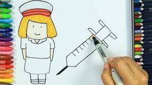 Bolígrafo de 6 colores para tus turnos. Dibujos Para Pintar Y Colorear Como Dibujar Enfermera Colores Para Ninos Family Friend Youtube