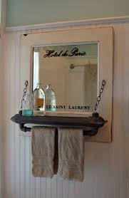 Mirrored Towel Rack With Radiator Shelf From Second Chance Art Accessories Glamorous Bathroom Decor Vintage Bath Vintage Home Accessories