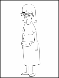 Download this adorable dog printable to delight your child. Coloring Book Bob S Burgers 4