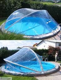 Cabrio Dome Plus Fur Rundbecken Bis 4 50 M 4 60 M Schwimmbadbau Pool Sauna Dampfbad Schwimmbadbau24 Diy Schwimmbad Cabrio Dome Schwimmingpool Garten