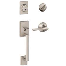 Schlage front entry handle set provides style and security for your home. China Single Cylinder With Lever Door Handle For Entrance And Front Door Reversible For Right And Left Handed Deadbolt Handle Set China Door Handle Set Big Door Handle