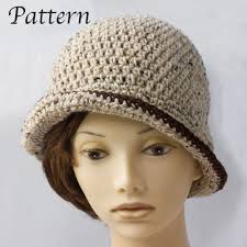 1920s Flapper Cloche Hat Crochet Pattern, Easy (PDF Download)