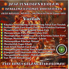 Ada namanya malaikat hafadoh (malaikat penjaga) mereka itu khodam tapi khodamnya allah yang juga biasanya mendoakan manusia yang beramal baik ada juga yang mengatakan jika khodam itu merupakan dari hasil energi yang terbentuk dari seseorang yang melakukan olah batin/latihan dalam. Jasa Pengisian Khodam Panglima Harimau 1000 Pasukan Free Bonus Gelang Cod Shopee Indonesia
