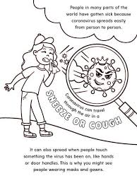 There are more than 50 stickers kids can use to enhance their coloring pages or personal accessories. Coloring Book That Teaches About Coronavirus Playfully Scoonews Com