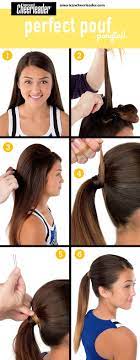 The ponytail is the minimalist and trendy variant of the season. Pouf Perfection Beauty Howto Cheerleading Hairstyles Cheer Hair Hair Styles