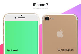 Iphone 7 Mockup White Gold Straight Iphone Iphone Mockup Black Iphone 7