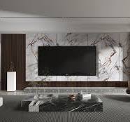 Covelano Luxe Gold Marble UV Protected PVC Wall Panel - 4x8 ft, Fireproof &  Waterproof, (32 sq. ft)
