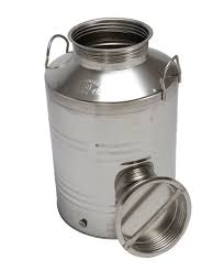 Bidon Inox A Huile 50 Litres Tom Press