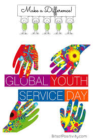 Savesave logo global youth day for later. Make A Difference Global Youth Service Day
