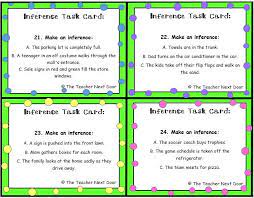 Add this set of 100 informational text and literature cards to your classroom routine and watch students' comprehension skills soar! These 32 Riddle Inference Task Cards Are Great Concentrated Practice For Your Students The Task Cards Can Be P Inference 5th Grade Reading Inference Task Cards
