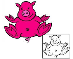 A pig tattoo might seem a bit odd at first, but going by the symbolisms, it turns out to be a meaningful one. Tattoo Johnny Pig Tattoos