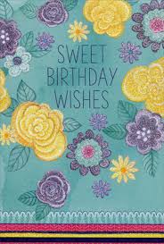 Birthday mylar balloon with mixed flowers! Friendship Cards Paper Party Supplies Glittery Flower Card