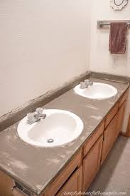 If you need to get your hands or utensils clean use the bucket of water like a sink (i keep a rag nearby. Diy Concrete Countertops Simply Beautiful By Angela