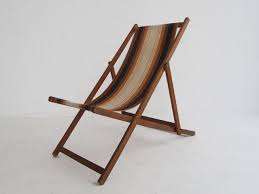 Stripy Deck Chair Spain Dimension 97d X 89h Stripy Mustard Orange Creamy Canvas Length Deck Chair Supported By Folding Deck Chairs Chair Folding Chair