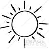 Simple Sun Clipart Black And White