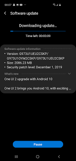 Our firmware archive is your friend if you wish to upgrade manually; Android 10 Update Released For Unlocked Galaxy S10 Models In The Us Sammobile
