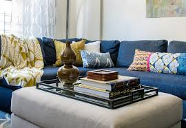 Hot pink and sunny yellow are colors that are effective for aqua blue sofa. How To Style A Blue Sofa In 2020 On Roomhints Com