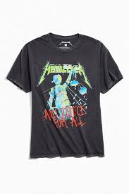 Get your metallica at metalomania! Metallica Justice For All Tee Urban Outfitters