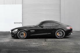 Mean Black Mercedes Amg Gt Upgraded With Custom Goodies Mercedes Amg Mercedes Most Expensive Car