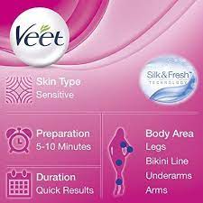 The product is tested and approved by dermatologists. Veet Hair Removal Cream Sensitive Skin With Aloe Vera Vitamin E 200 Ninthavenue Europe