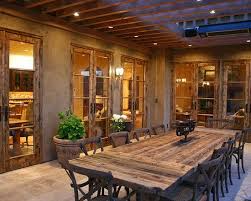 Inspiration Rustic Patio Backyard Dining Backyard Dining Table