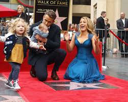 I'm just obsessed with my kids. Blake Lively Reacts To Ryan Reynolds Hollywood Walk Of Fame Star