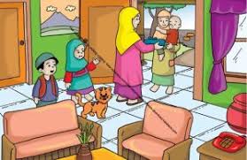 Savesave tamu wajib lapor for later. Gambar 5 Menyambut Tamu Yang Datang Ke Rumah Dengan Hormat Dan Ramah Ebook Anak
