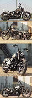 Customized Harley Davidson Softail Slim By Thunderbike Harley Davidson Harley Softail Harley Davidson Motorrader