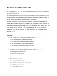 Soal toefl dan pembahasan pdf guru ilmu sosial. Contoh Soal Toefl Dan Pembahasannya Free Download Pdf